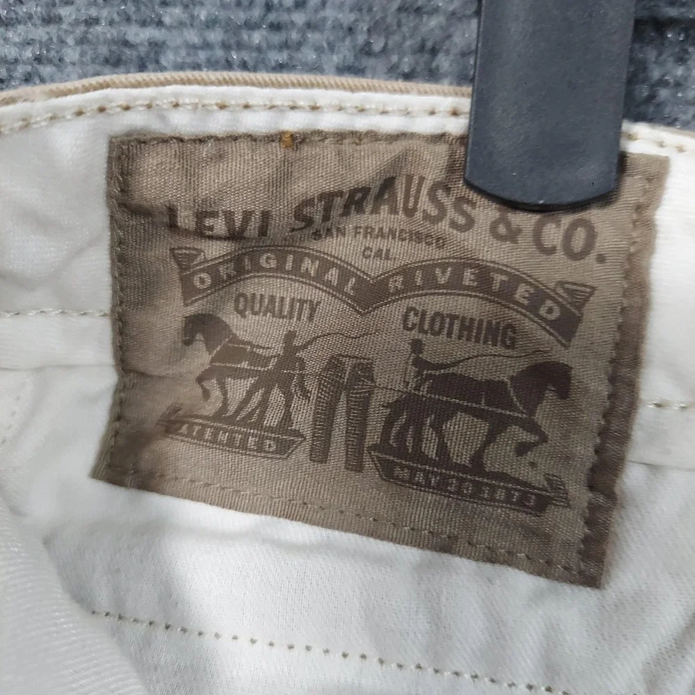 Levis Cargo‎ Pants Mens 36x32 Khaki Tan Twill Utility Multi Pocket